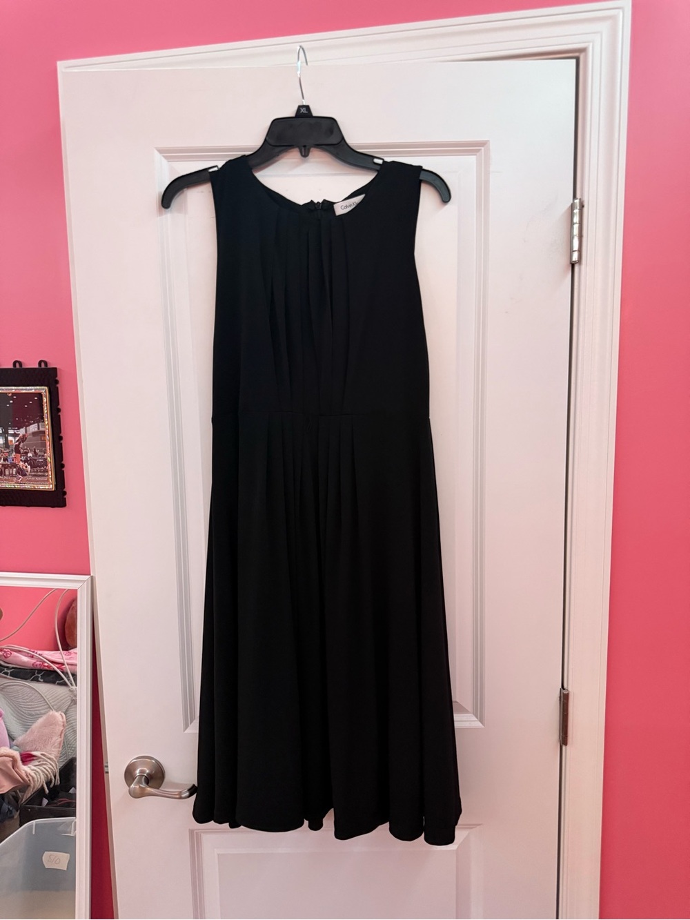 Calvin Klein Classic Black Sleeveless Dress